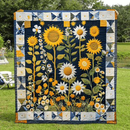 Celestial Garden Quilted Blanket NCU0TH1008