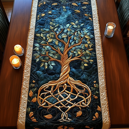 Celestial Branches Quilted Table Runner NCU0VH987