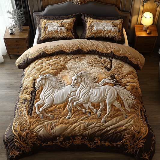 Celestial Mane Quilted Bedding Set NCU0DV2539