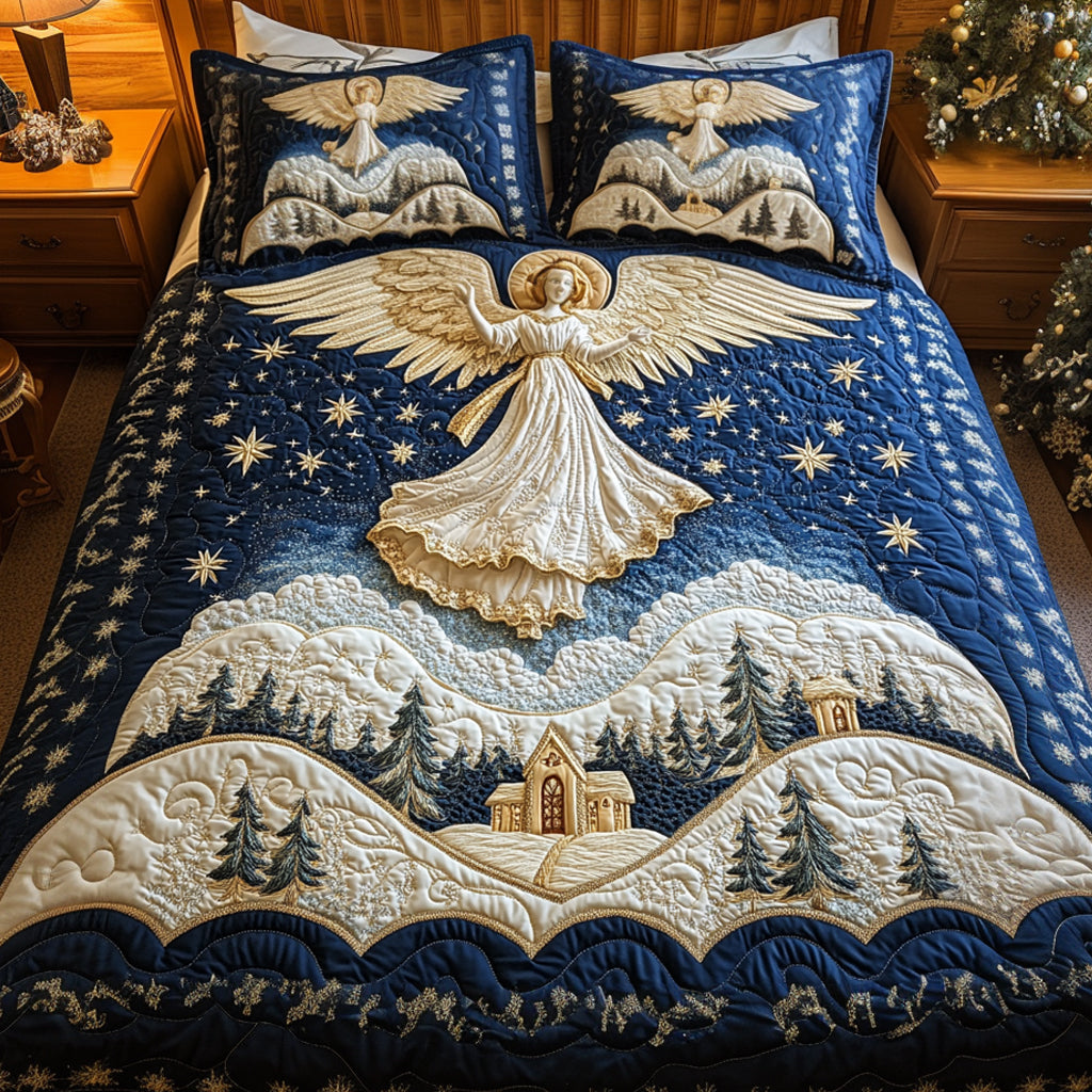 Celestial Song 3-Piece Quilted Bedding Set NCU0VH1047