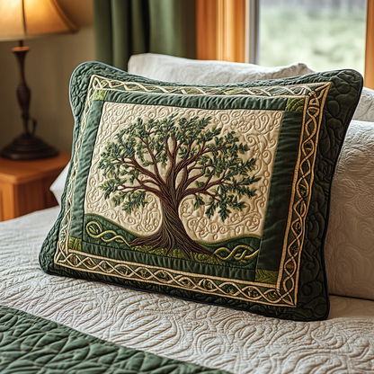 Celtic Canopy Quilted Bedding Pillow Case NCU0DV2452