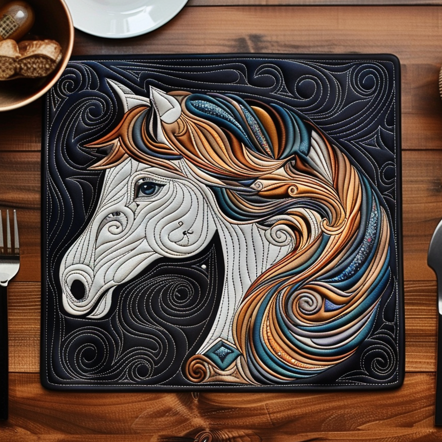 Celtic Horse Quilted Placemat NCU0TH012