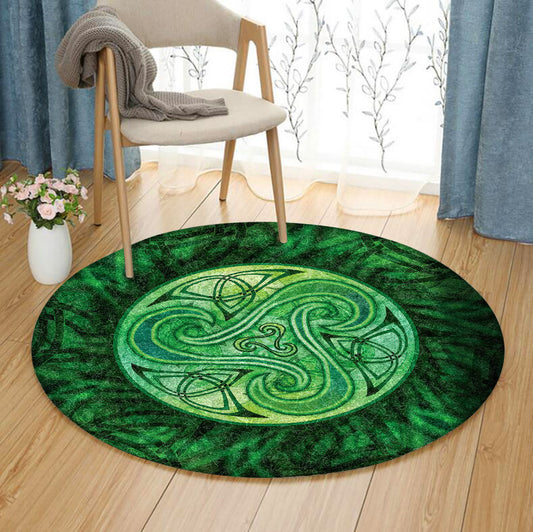 Celtic Triskele HM0410012TM Round Area Rug