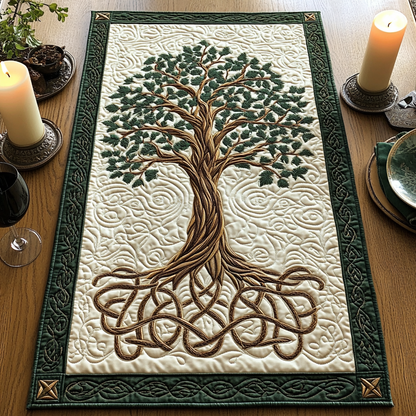 Celtic Serenity Quilted Table Runner NCU0DV2223