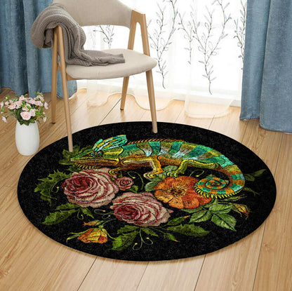 Chameleons HM100805A Round Area Rug