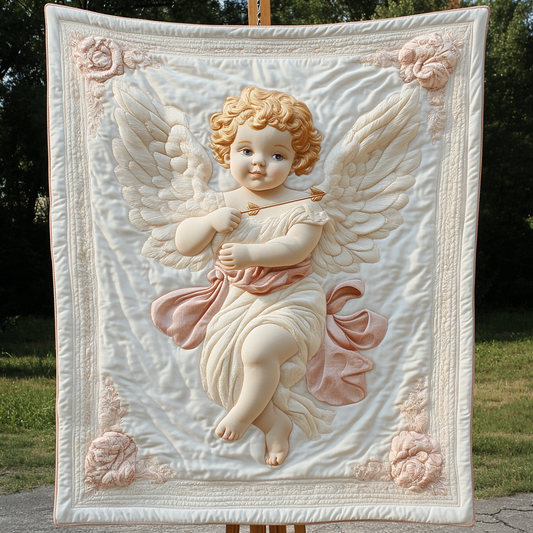 Cherished Cupid Quilted Blanket NCU0VH1521