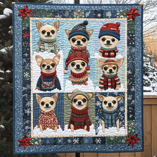 Chi-mas Joyride Art Quilt Hanging NCU0TH1614