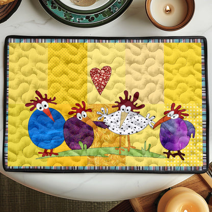 Chicken Quilted Placemat NCU0LL009