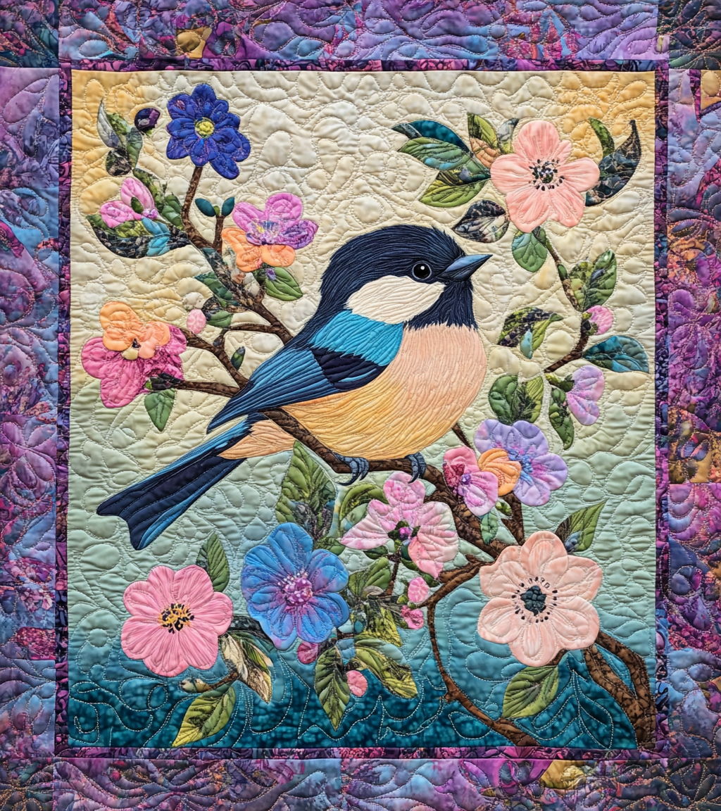 Chickadee DAI05112452 Quilt Blanket