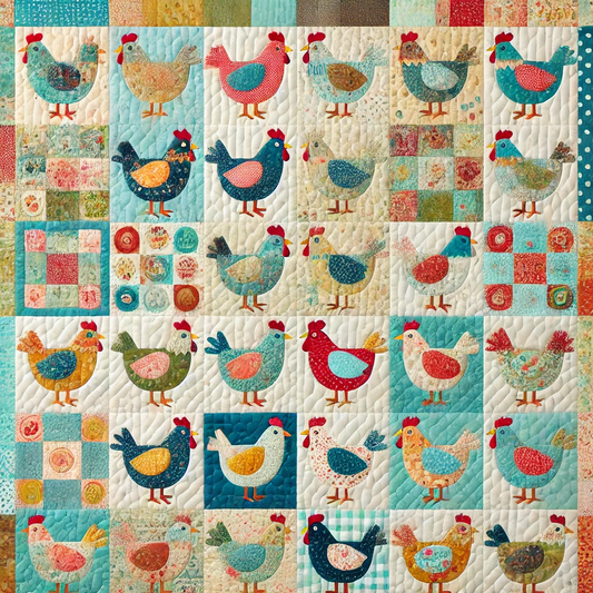 Chicken NTA281024333 Quilt Blanket