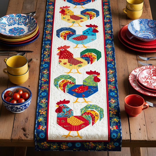 Chicken NTA311024236 Quilted Table Runner