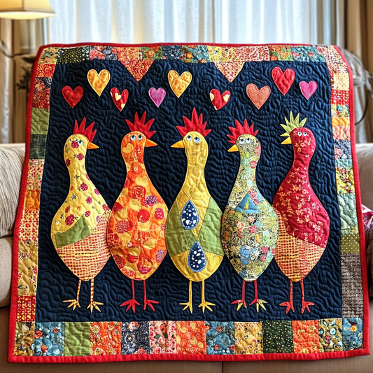 Chicken TAI061124335 Quilt Blanket