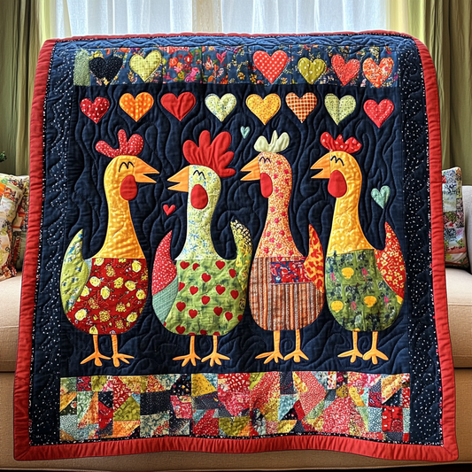 Chicken TAI061124337 Quilt Blanket