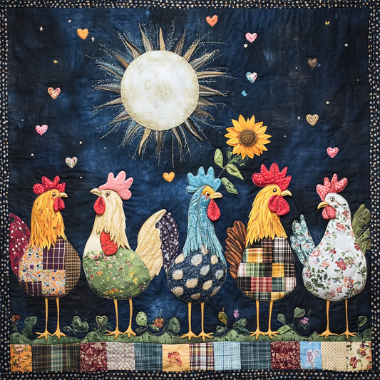 Chicken TAI061124350 Quilt Blanket