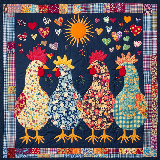 Chicken TAI061124352 Quilt Blanket