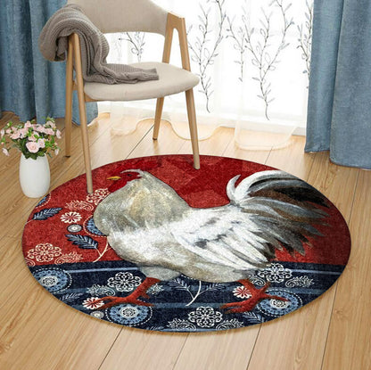 Chicken BL190807RR Round Area Rug