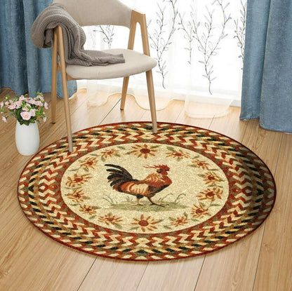 Chicken CLA070807 Round Area Rug