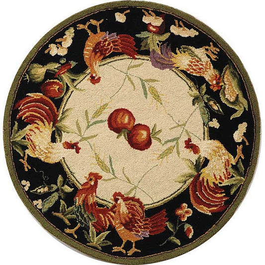 Chicken CLA2709065RR Round Area Rug