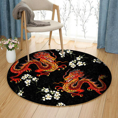 Chinese Dragon CLA200811 Round Area Rug