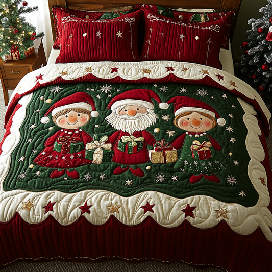 Christmas Elf TAI041124252 Quilt Bedding Set