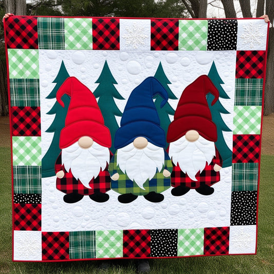 Christmas Gnome NTA151024267 Quilt Blanket