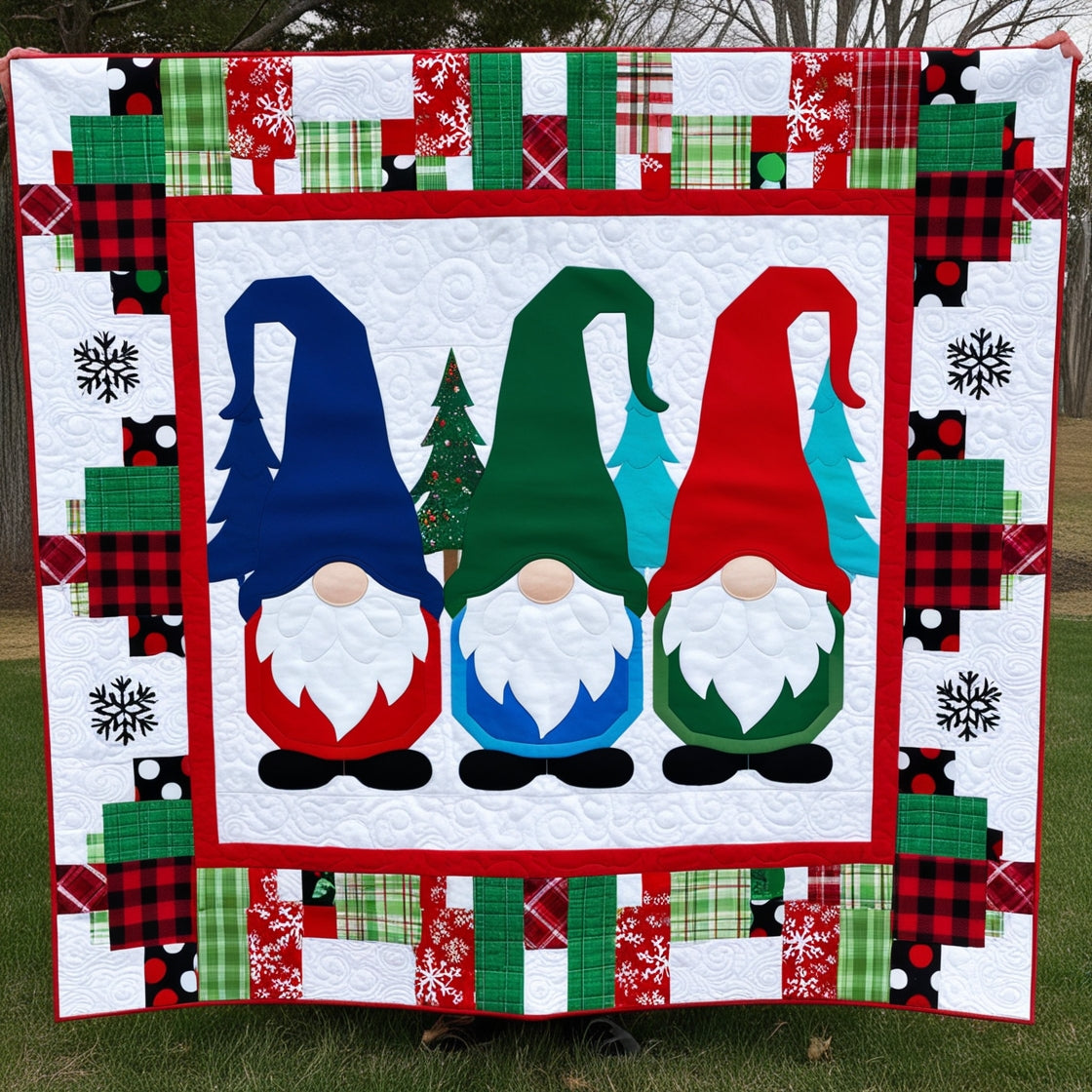 Christmas Gnome NTA151024279 Quilt Blanket