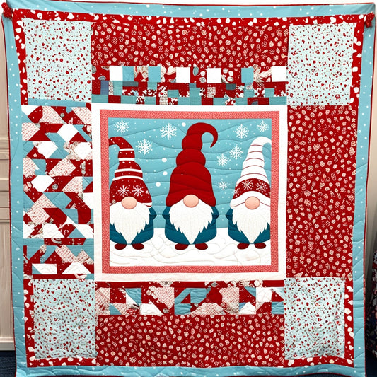 Christmas Gnome NTA281024101 Quilt Blanket