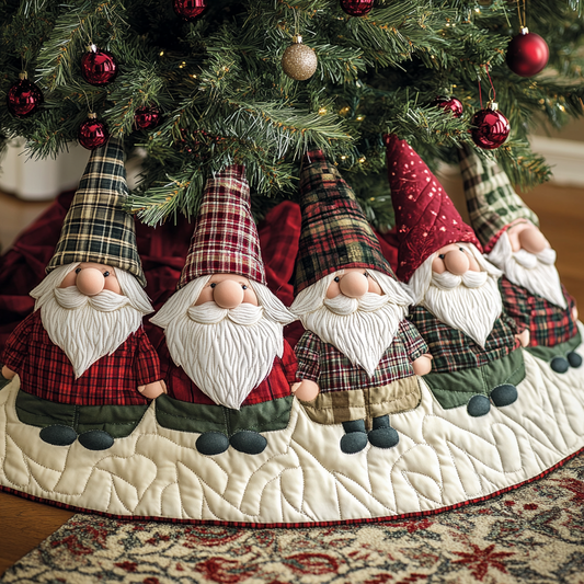 Christmas Gnome TAI041124492 Quilted Tree Skirt