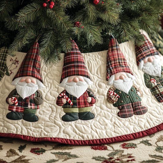 Christmas Gnome TAI041124494 Quilted Tree Skirt