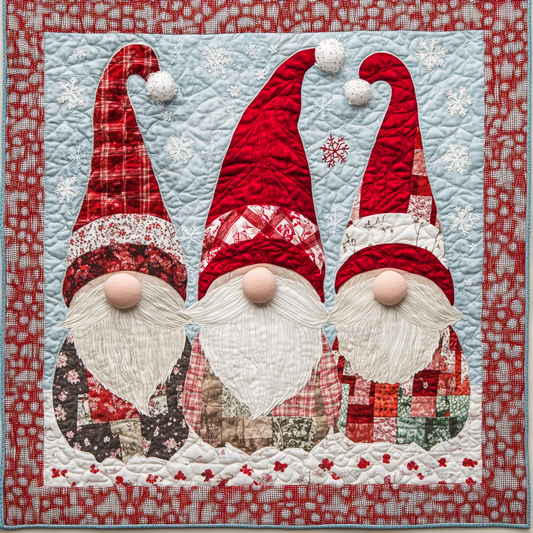 Christmas Gnome TAI281024253 Quilt Blanket