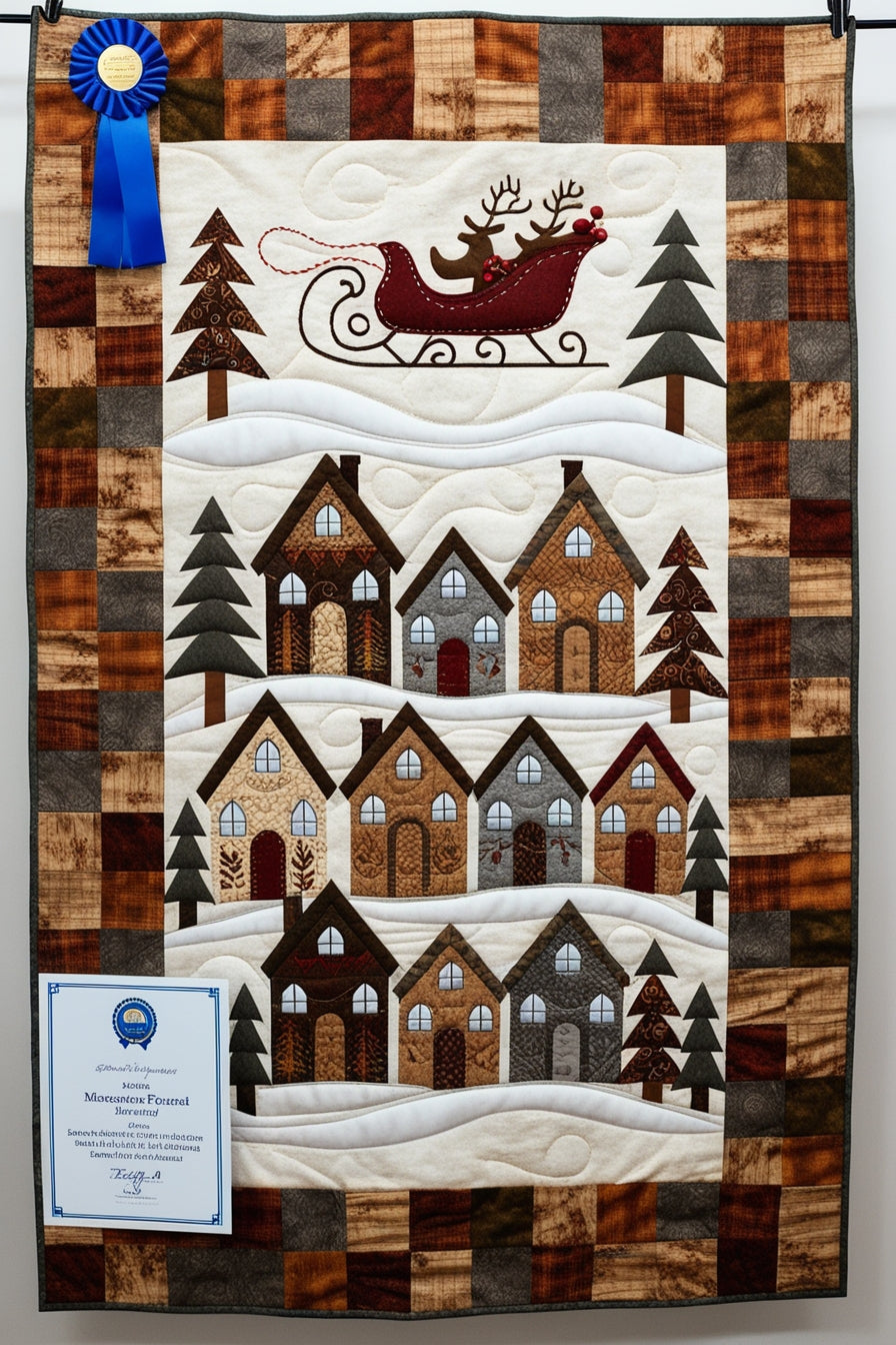 Christmas House NTA281024131 Quilt Blanket