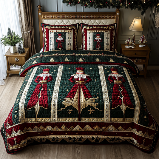 Christmas Nutcracker TAI041124276 Quilt Bedding Set