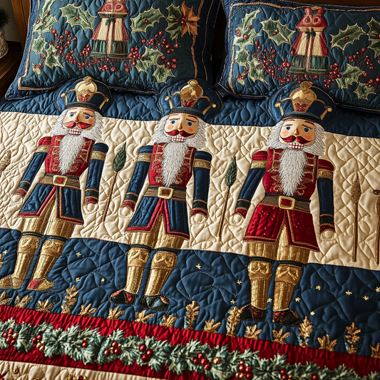 Christmas Nutcracker TAI041124281 Quilt Bedding Set