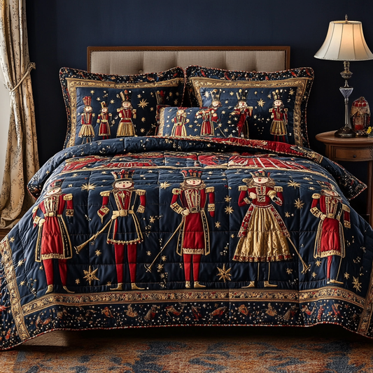 Christmas Nutcracker TAI041124283 Quilt Bedding Set