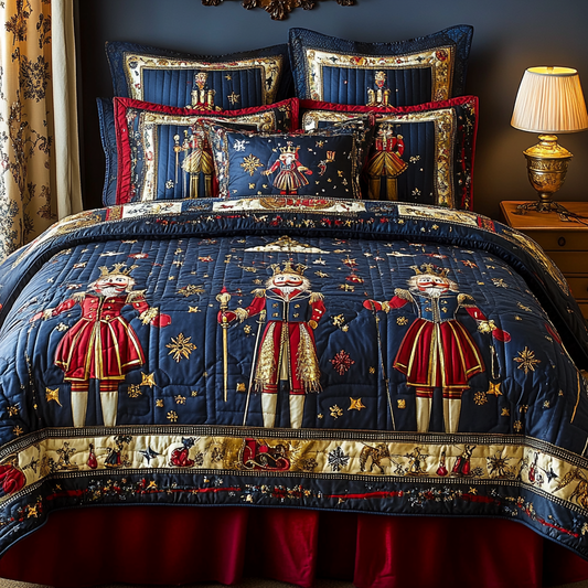 Christmas Nutcracker TAI041124287 Quilt Bedding Set