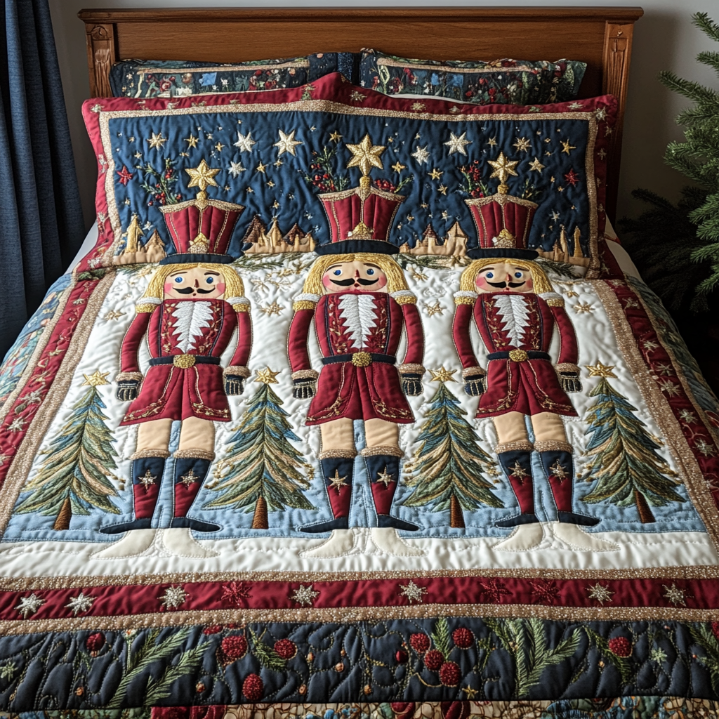 Christmas Nutcracker TAI041124313 Quilt Bedding Set