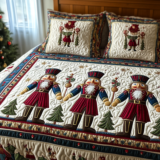 Christmas Nutcracker TAI041124318 Quilt Bedding Set