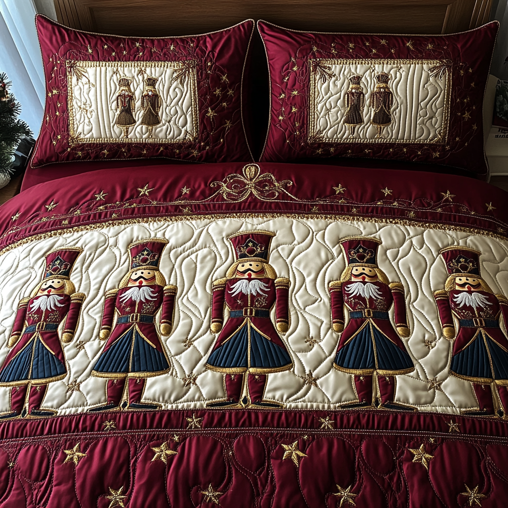 Christmas Nutcracker TAI041124321 Quilt Bedding Set