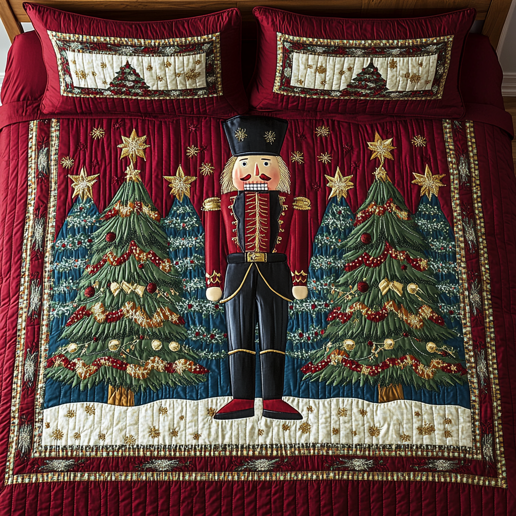 Christmas Nutcracker TAI041124322 Quilt Bedding Set