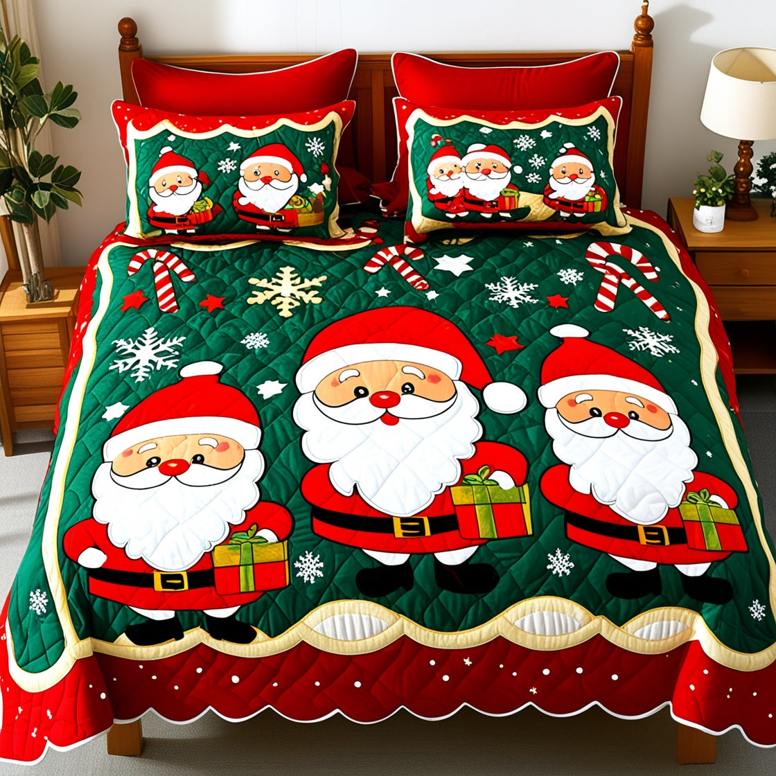 Christmas Santa NTA041124429 Quilt Bedding Set