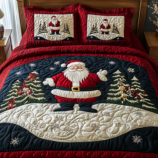 Christmas Santa TAI041124172 Quilt Bedding Set