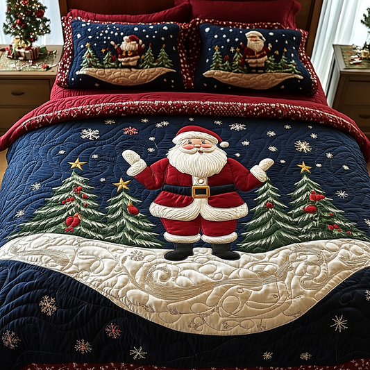 Christmas Santa TAI041124174 Quilt Bedding Set