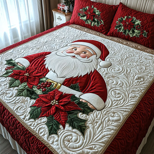 Christmas Santa TAI041124191 Quilt Bedding Set