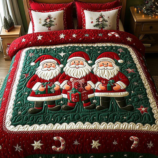 Christmas Santa TAI041124255 Quilt Bedding Set