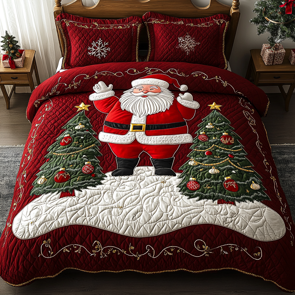 Christmas Santa TAI061124132 Quilt Bedding Set