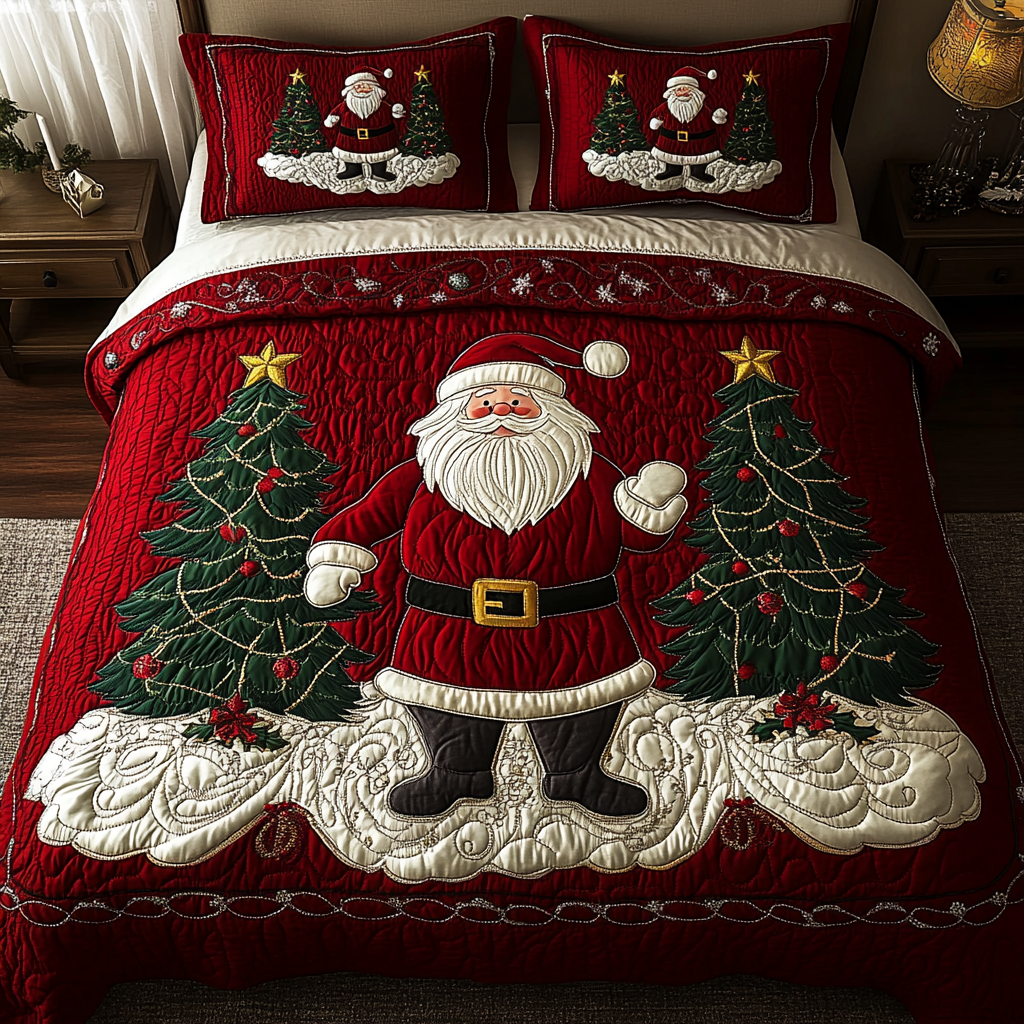 Christmas Santa TAI061124138 Quilt Bedding Set