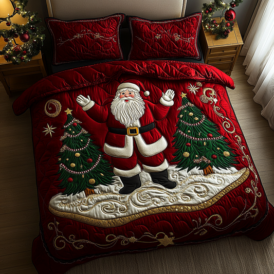 Christmas Santa TAI061124146 Quilt Bedding Set