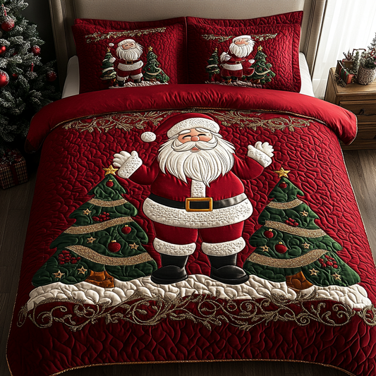 Christmas Santa TAI061124148 Quilt Bedding Set