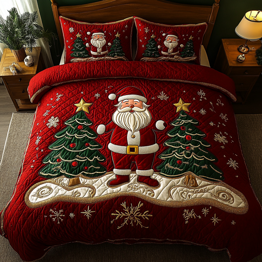 Christmas Santa TAI061124150 Quilt Bedding Set