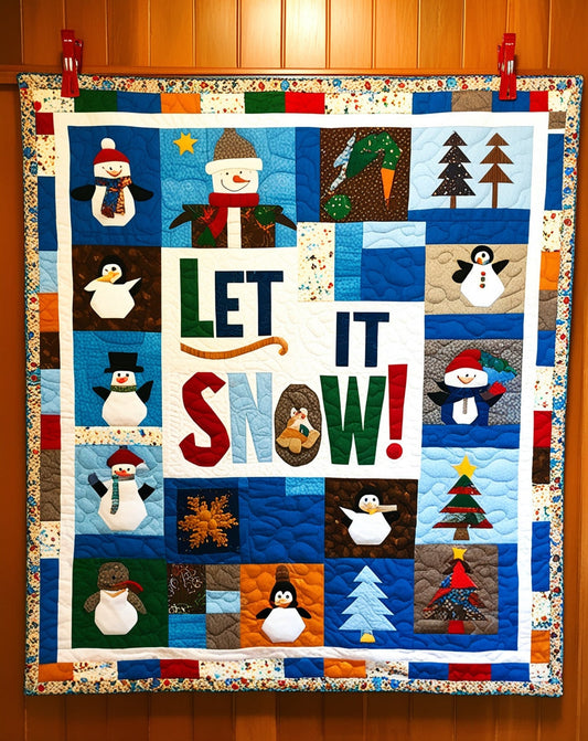 Christmas Snowman NTA281024168 Quilt Blanket